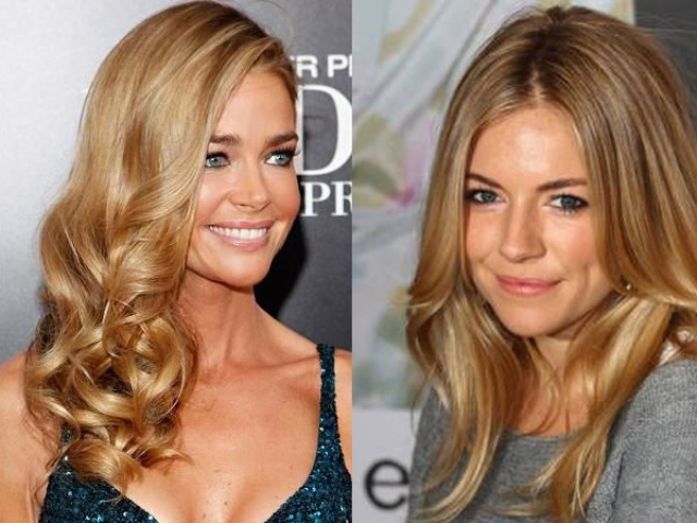 เฉดสีบลอนด์จานสีทั้งหมด: เย็นโทนอบอุ่นแอชคาราเมลบนออมเบร shatush บาลายาซ