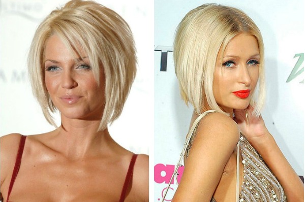 Coupe de cheveux Bob pour cheveux moyens - options, nouveaux articles 2020, photo, vues avant et arrière