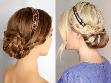 ทรงผมกรีกสำหรับผมยาวพร้อมผ้าพันแผล คำแนะนำทีละขั้นตอนพร้อมรูปถ่าย