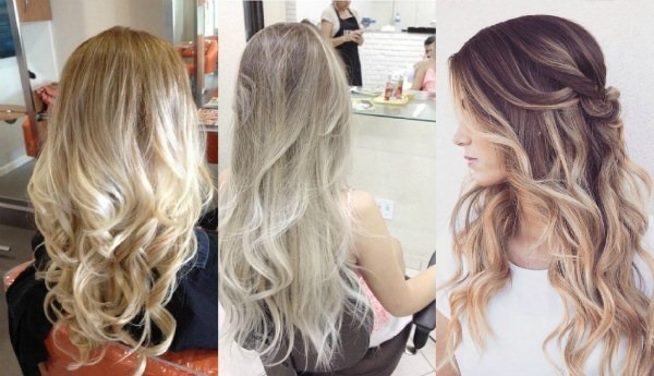 เน้นผมสีบลอนด์อ่อนปานกลางสั้นและยาว เทคนิคการย้อมสีบลอนด์ขี้เถ้าย้อนกลับแคลิฟอร์เนียมืด รูปภาพ