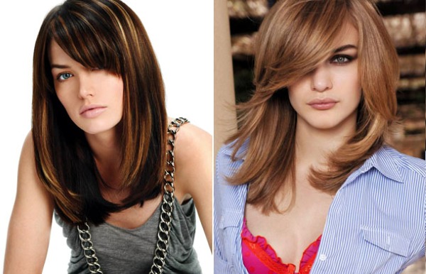 Bangs 2020 pour cheveux moyens: obliques, déchirés, beaux, courts, en cascade, asymétriques. Tendances de la mode avec photos