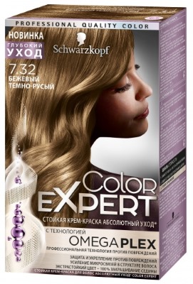 Coloration capillaire Color Expert Schwarzkopf. Palette de couleurs avec photo: oméga, blond froid