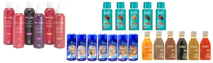 ย้อมสีผมบนผมสีเข้มหลังจากทำสีผมให้สว่าง ภาพวิธีทำที่บ้าน