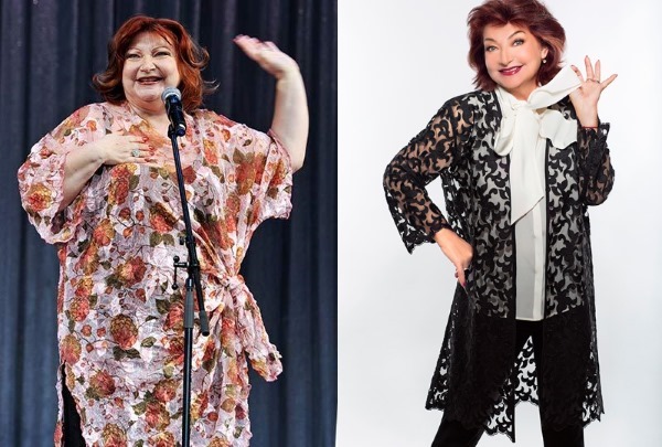 Histoires avant et après la perte de poids. Photos de filles - stars de la Russie: Stepanenko, Chekhov, Gagarine, Kamensky, Afrikantov, Pugachev, Khodchenkov