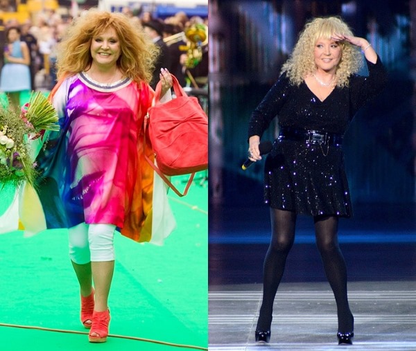 Histoires avant et après la perte de poids. Photos de filles - stars de Russie: Stepanenko, Tchekhov, Gagarine, Kamensky, Afrikantov, Pugachev, Khodchenkov