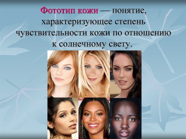 Comment déterminer le type de peau du visage: grasse, sèche, mixte, normale. Caractéristiques de la détermination du phototype Fitzpatrick, du sous-ton, du type de couleur