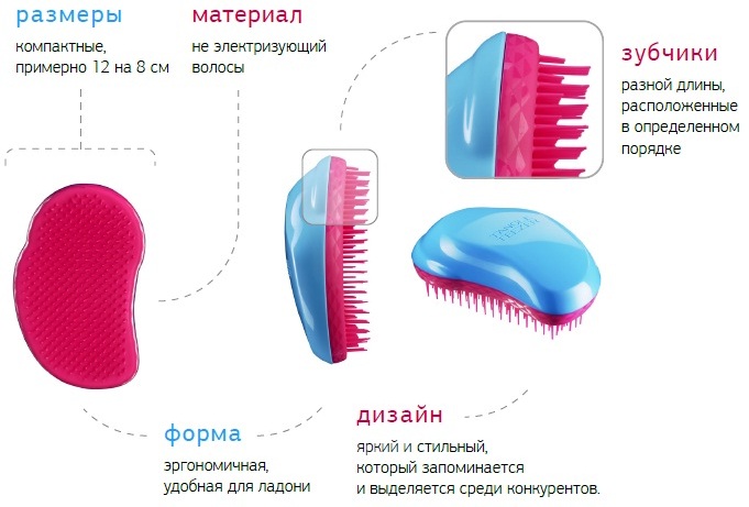 Brosse à cheveux Tangle Teezer - description, avis. Comment distinguer un faux d'un original. Prix et où acheter
