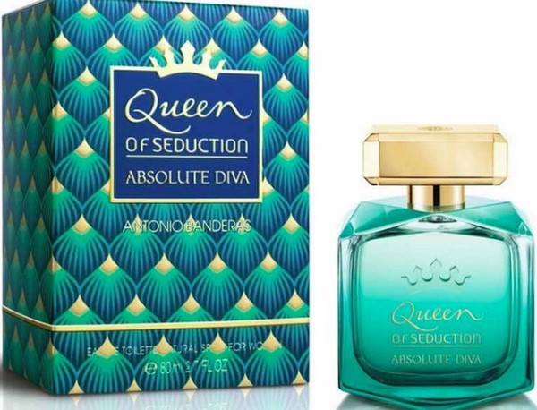 Antonio Banderas parfums pour femmes: Reine de la séduction, Golden her Secret, Blue Seduction, Queen. Prix et avis