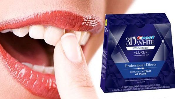 Bandes de blanchiment des dents: blanc 3D, mélangez un Med, Crest, Rigel, Advanced dents, Oral Pro, Bright light. Prix en pharmacie