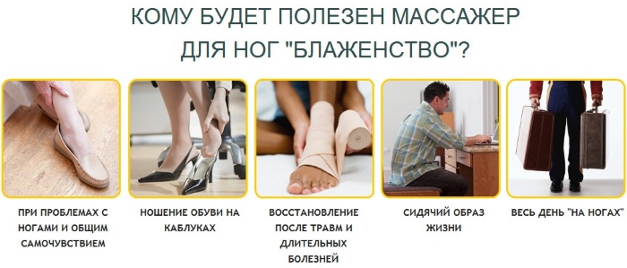 Masseur Bliss Bradex pour les jambes, les pieds et les chevilles. Instructions, avis, prix et où acheter