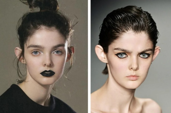 Filles avec une apparence inhabituelle.Photo slave, aryen, scandinave, européenne, orientale, tatare, asiatique