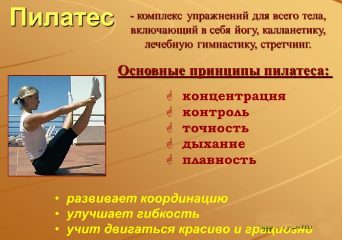 Exercices de Pilates à la maison.Tutoriels vidéo pour les débutants