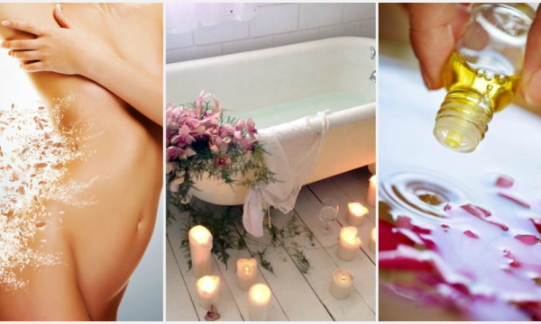 Bain minceur à la maison avec soda, sel, vinaigre, moutarde, lait, magnésie. Recettes, résultats