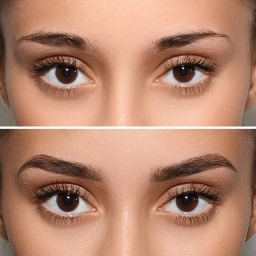 Types de sourcils chez les filles. Photos, titres, correction, tatouage